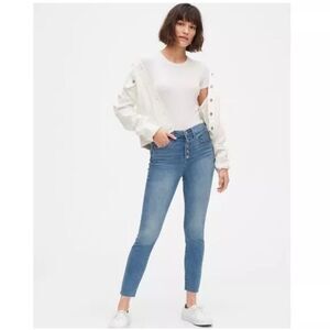 GAP High Rise True Skinny Ankle Jean Size 12/32P NWT